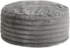 Hobestluk Bean Bag Chair Giant Beanbag Washable LivingRoom 3FT Grey Adult | Memory foam,Ergonomic Design,Breathable Detachable Cover,Removable,Easy Clean,2-Way-Use,No Assembly Required,Bedroom Dorm
