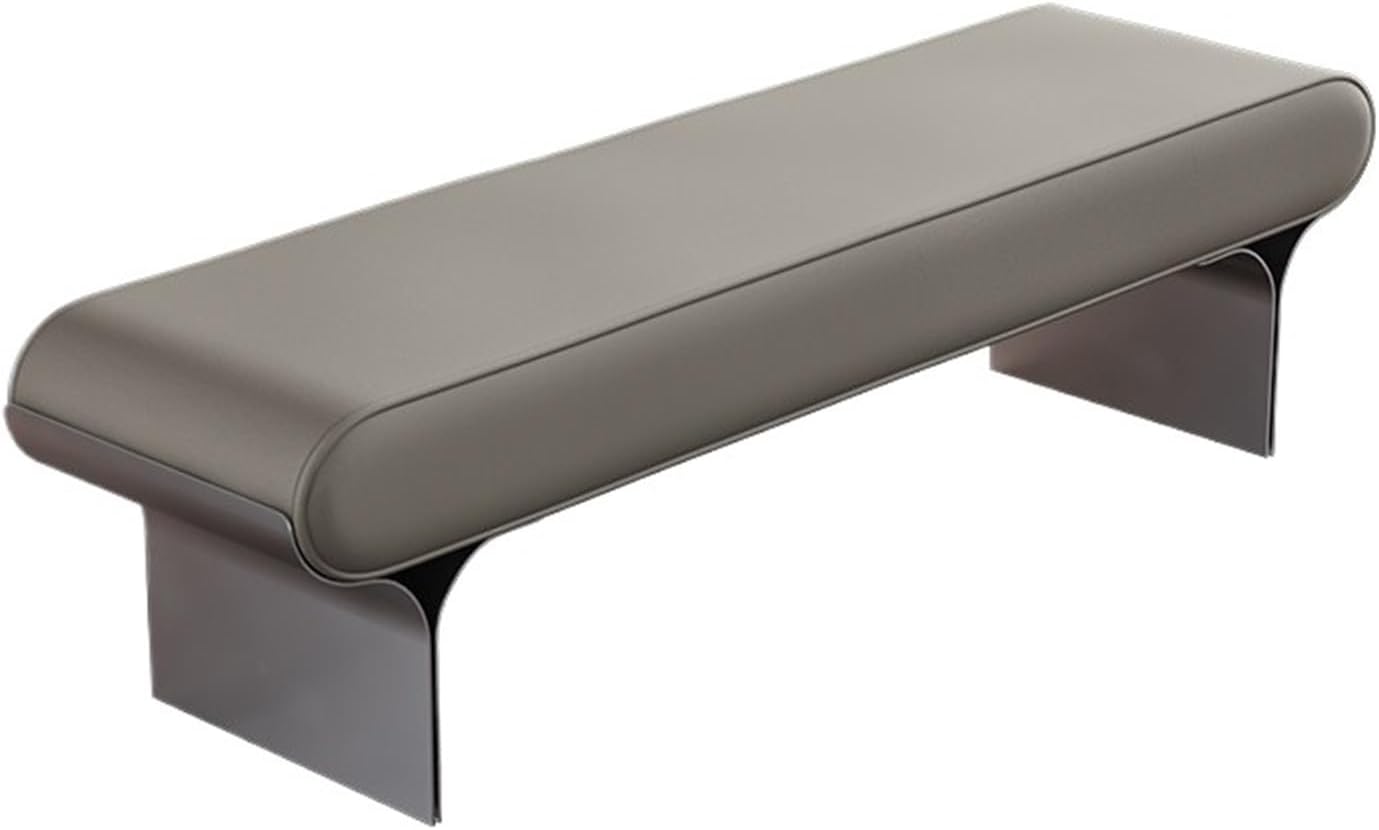 Modern Wooden Bench at The Foot of The Bed Long Beside The Suitable for Bedroom and Walk-in Closet Entryway(XS)