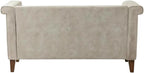 Modern Cloth End of Bed Bench for Bedroom,Upholstered Storage Ottoman with Arms Tufted Entryway Entryway(100 * 55 * 60cm)