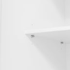 Linique 71.3" Kitchen Pantry with 2 Drawers, 2 Adjustable Shelves, 8 Door Racks, Large Wooden Cupboard, Freestanding Tall Cabinet for Kitchen Dining Room, White