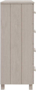 Modern White Sideboard with Smooth Sliding Doors, Solid Pinewood and MDF Construction for Living Room Dining Area Storage, Spacious Cabinet with Clean Lines and Durable