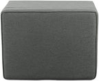 HomePop 24" Storage Ottoman, Gray (K7732-F2281-V), Large