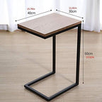 Telephone Table, C-Shaped Sofa Side Table,Nightstand,Living Room Telephone Tables,Coffee Laptop (