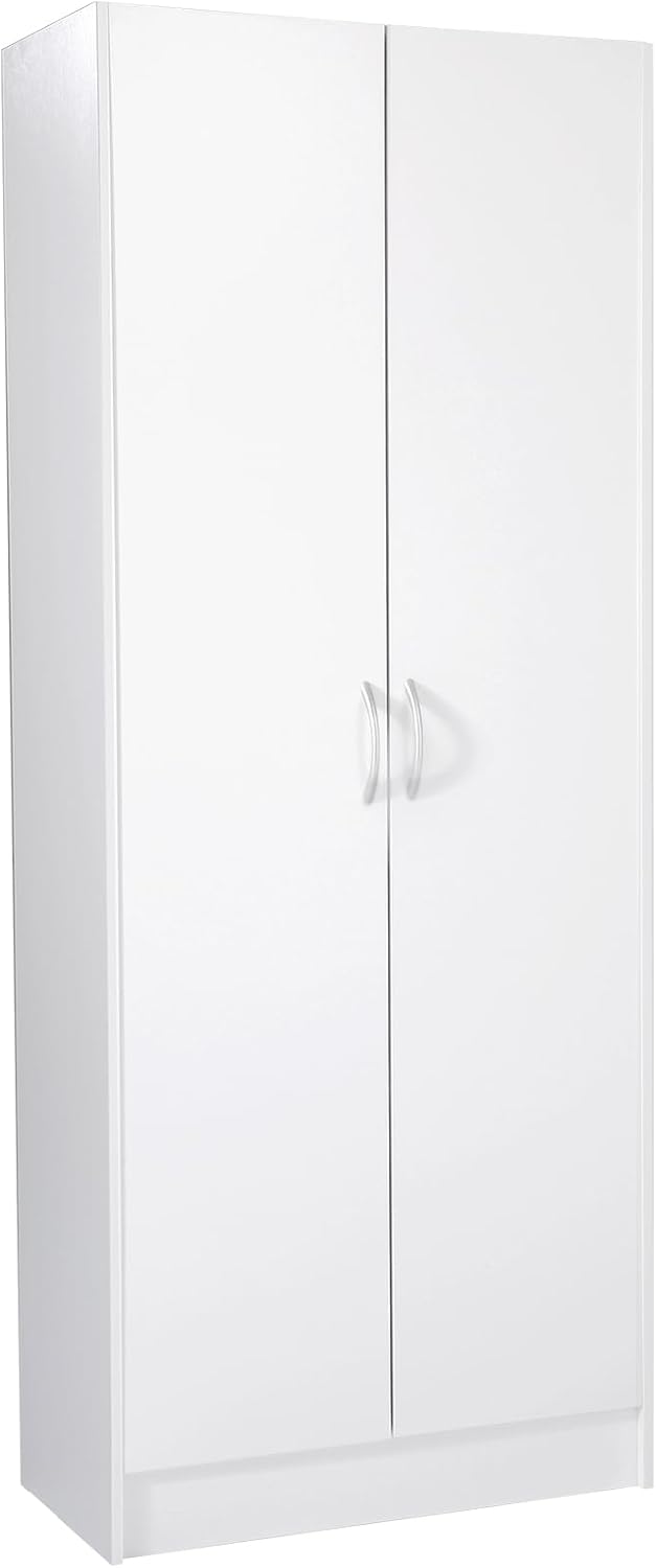 CIATRE 60" Tall Kitchen Pantry Cabinet - Freestanding Storage Cabinet with 3 Adjustable Shelves, 110LB Capacity, Soft-Close Doors, for Food, Dishes, Utensils (65.75" x 15.35")