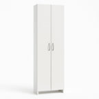 Decorotika 72" Modern Tall Pantry Cabinet with Doors, Freestanding Kitchen Storage Cabinet with Adjustable Shelves, Slim White Utility Storage Organizer for Kitchen, Laundry Room, Bathroom