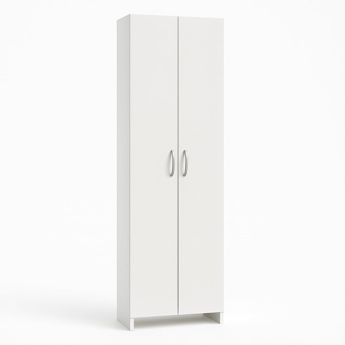 Decorotika 72" Modern Tall Pantry Cabinet with Doors, Freestanding Kitchen Storage Cabinet with Adjustable Shelves, Slim White Utility Storage Organizer for Kitchen, Laundry Room, Bathroom