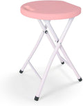 18 Inch Folding Stool with Handle | Folding Chair, 600 lbs Capacity, Portable Foldable Bar Stool, Non-Slip Feet, Collapsible Stool, Indoor Outdoor Use