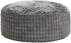 Hobestluk Adults Bean Bag Chair 5FT Big BeanBag Chair Giant Large Oversized | Memory Foam,Washable Cover,Unique Fluffy Bubble,Comfy Big BeanBag with Filling Lounging Gaming Bedroom Living Room | Grey 5FT