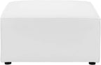 Modway EEI-4211-WHI Saybrook Patio Sectional Ottoman in White, 29.5 x 29.5 x 15.5