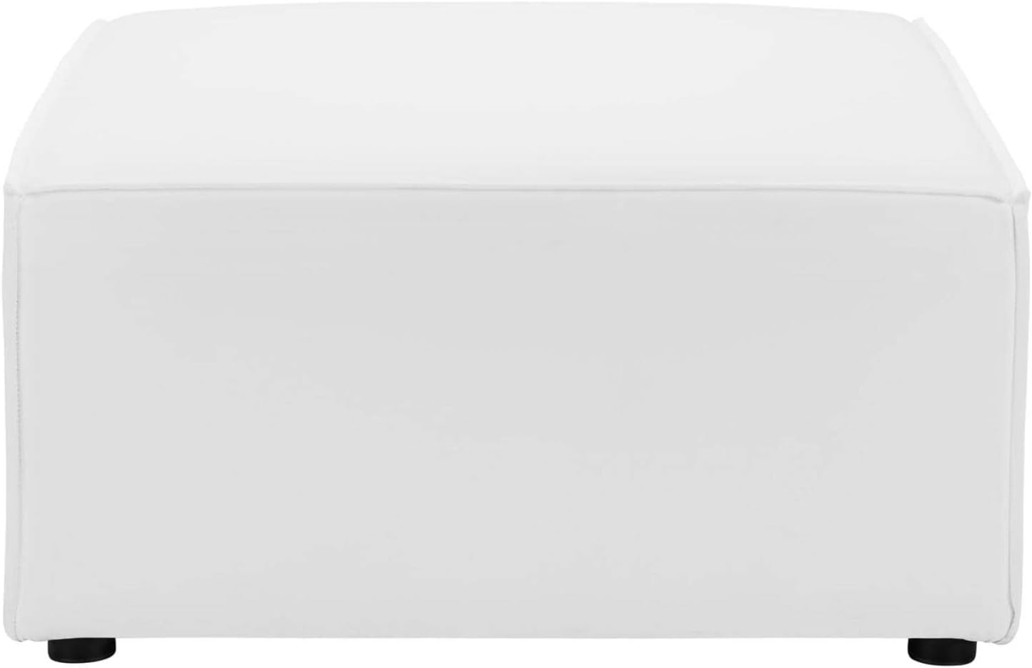 Modway EEI-4211-WHI Saybrook Patio Sectional Ottoman in White, 29.5 x 29.5 x 15.5