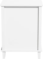 26.77''H Wooden Nightstand with One Drawer One Shelf, Pink ﻿,for Small Spaces