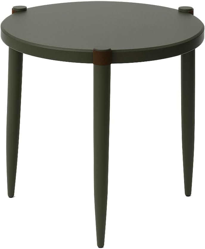 Leick Home Redonda Bay Side Tables 2 Pack, Urbane Bronze, Small Table 21.6 in H x 19.7 in W, Large Table 23.6 in H x 21.6 in W, 228361-BRZ