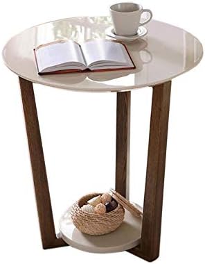 Telephone Table, Round Sofa Side End Tables Coffee Table/Nightstand,Plant/Telephone/Vase Holder for Living Room Bedroom Small Space(