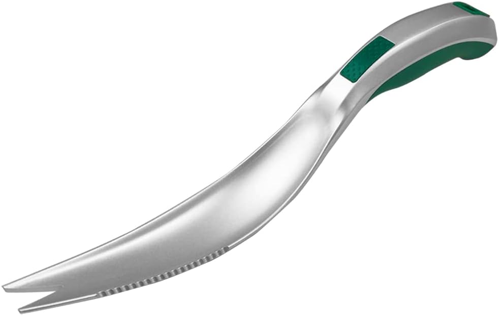 One-Piece Aluminum Gardening Weed Tools, Hand Garden Weeder Tool, Ergonomic Handle Best Weeding Tool, Weed Pull Tool with Serrated Edge, Grass Removal Tool