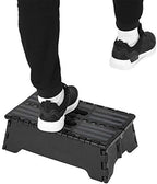 Folding Step Stool Step Stool Holds Up to 300 lb Plastic Foldable Step Stools Non Slip with Carry Handle Collapsible Stool for Kitchen, Bathroom or Bedroom