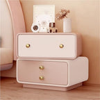 Bedside Table, Rotatable Night Stand, Large Capacity Side Table for Bedroom, Living Room(Blue,19.7in)