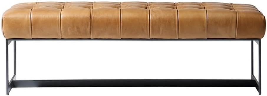 Moe's Home Collection Wyatt Leather Bench