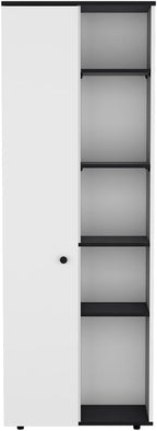 Multistorage Kitchen Pantry Lane, Kitchen, White/Black