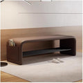 Modern Doorway Shoe-Changing Stool Shoe Cabinet Storage Two-Purpose Bedroom Simple Bedside Bench for Sitting Entryway(Coffee,Small)