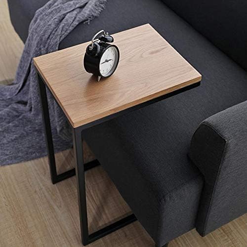 Telephone Table, C-Shaped Sofa Side Table,Nightstand,Living Room Telephone Tables,Coffee Laptop (