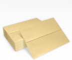 LUXPaper A7 Invitation Envelopes | Peel & Press | 5 1/4" x 7 1/4" | Blonde Metallic | 80lb. Text | 1,000 Qty