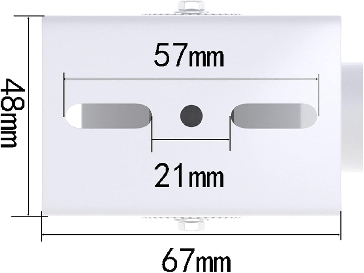 WiTi Extendable Mounting Pole for Security Surveillance Cameras,15.7-23.6 inch Adjustable Ceiling Mount Bracket for CCTV IP Camera,Outdoor Indoor Solid Metal Powder Spray Coating