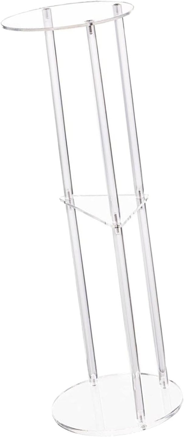 Clear Acrylic Side Table, NightStand, Modern Small Drink Side Table Furniture for Home Bedroom Bedside Living Room Hallway