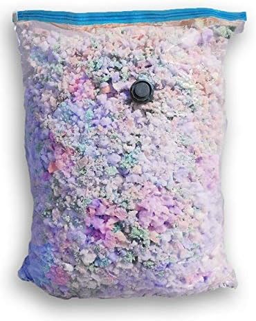 Fine High Density Shredded Memory Foam - Filler for Stuffing, Upholstery, Pillows, Crafts, Bean Bags, Chairs, Sofa, Pet & Dog Beds, and More - Made in USA (40 lbs)