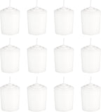 White Unscented 15 Hours Votive Candles