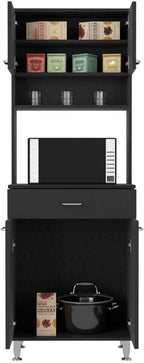 Tuhome Della 60 Pantry Black-Wenge