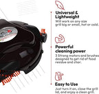 Grillbot Automatic Grill Cleaning Robot with Nylon Brushes, BBQ Grill Cleaner, Grill Brush, Grill Scraper, BBQ Accessories (Black Grillbot)