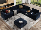 EASE MOOSE Oversized Sectional Sofa, L Shape Modular Deep Seat Couch | Extra large Sectional Wide seats,Comfort Modern Cloud Modular Sectional sofa With console,Removable washable
