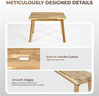 ARROWSTONE Solid Wood Bench for Entryway, Make Up Bench, Bed Bench, Dining, Plant Stand - Wooden Bench Indoor (26 inches)