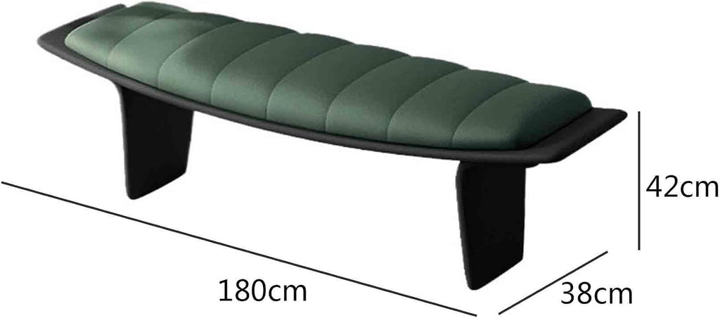 Modern Living Room Shoe Changing Stool Bedroom Leather Bed end Entryway(XXL)