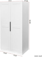 Kitchen Pantry Cabinet 62.99" Tall, Freestanding Storage Cupboard with Shelves for Kitchen, Dining Room, Living Room, Large Sideboard Buffet