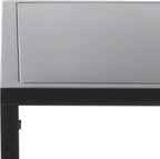 SAFAVIEH Couture Collection - Hodge Black Iron Accent Table, 3-Shelf Open Storage Side Table, Minimalist Modern Design (SFV9557A)