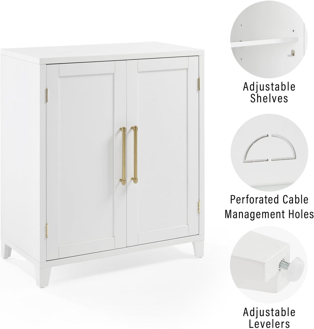HomeStock Kitchen Pantry Storage Cabinet - Stackable Organizer, 30" Wide