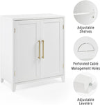 HomeStock Kitchen Pantry Storage Cabinet - Stackable Organizer, 30" Wide