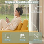GOSUHI 52" 3-in-1 Convertible Sleeper Sofa Bed, Linen, Yellow | Pull-Out Bed, Stepless Adjustable Backrest, Side Pocket, Compact Loveseat, Living Room, Dorm & Apartment