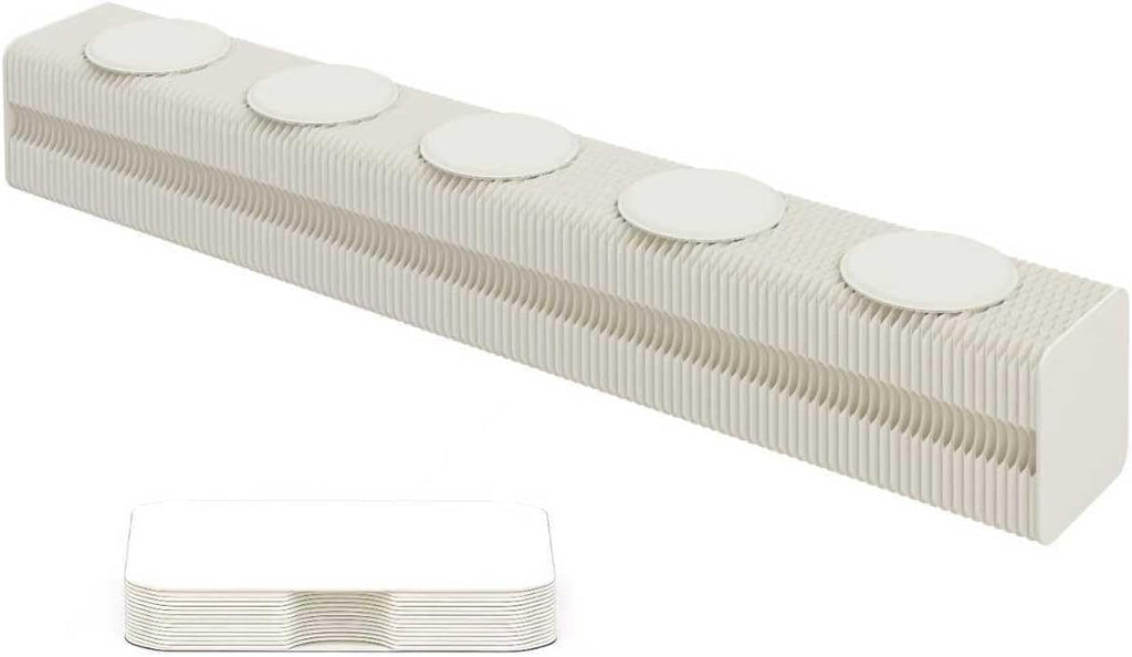 Portable Accordion Folding Hook Made of Cardboard - High-Strength Side Table & Footstool (max. 300kg), Space-Saving Additional seat for Living Room, Office (Write, 98.43 inx15.3inx14.95in)