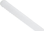 Mercer Culinary Millennia Color Handle Cutlery 8" Offset Bread Knife (Wavy Edge) Red
