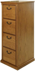 Martin Furniture Huntington Oxford 4 Drawer Wood File Cabinet Natural