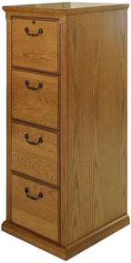 Martin Furniture Huntington Oxford 4 Drawer Wood File Cabinet Natural