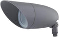 Nuvo 62/1208 One Light 12.2-Inch LED Landscape Floodlight, 12W/120V, 3000K/1240 Lumens, Light Gray