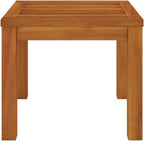 Patio Stools with Cushions 2 pcs 15.7"x15.7"x16.5" Solid Acacia Wood