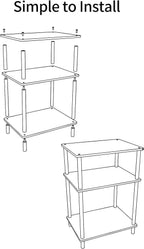 Acrylic Side Table