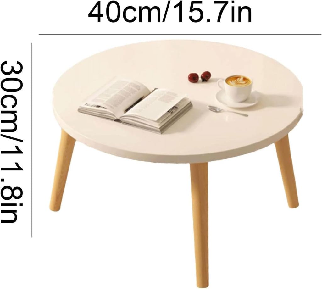 40 X 30cm Coffee Table Convenient Snack Side Table Small Round Side Table Easy to Assemble Bedside Table