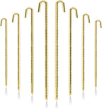 Landscape Stakes 20 Pack, 10 Inch Garden Landscape Anchoring Stakes for Terrace Board, Landscape Edging Coil, Grass Barrier, Bender Board, Weed Barrier Landscape， Garden Inflatable Decor Fixing