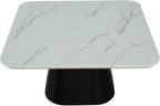 Contemporary Style 3pc Table Set Black Finish
