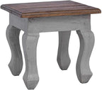 Nesting Table Set 3 Pieces Solid Mahogany Wood | Antique Style, Handmade, Vintage Finish, Space Saving, Living Room Accent